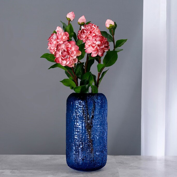 Ваза Cloyd KOWO Vase   выс. 27 см - синее стекло (арт.50020)